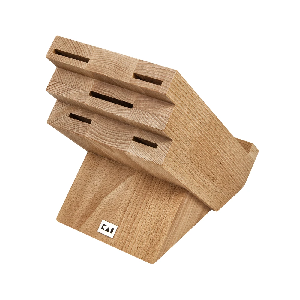 Kai Shun Knife Block With Holder - Beech Wood (KAI-DM-0820) 3 Kai Shun Knife Block With Holder - Beech Wood (KAI-DM-0820)
