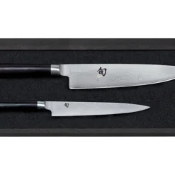 Kai Shun Knife Set (KAI-DMS-220) - 15cm Utility Knife, 20cm Chefs Knife