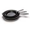 Emba Cast Iron Skillet 3 Piece Set -Kitchenknives Shop emba skillet set 2