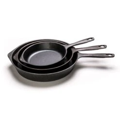 Emba Cast Iron Skillet 3 Piece Set