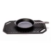Emba 8” Cast Iron Skillet & Griddle Set -Kitchenknives Shop emba8 griddle 2