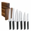 Victorinox Swiss Modern Black Exclusive Block Set (EXCLUMODERNBLACKBK) -Kitchenknives Shop exclumodernblackbk