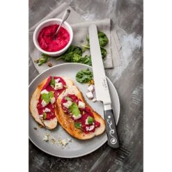 I.O.Shen 250mm Extra Long Bread Knife -Kitchenknives Shop extra long bread knife 06