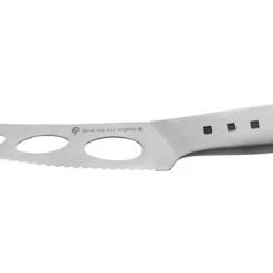 Tojiro Sharaku Mono 15cm Cheese Knife (FJ-09) With The Victorinox All Rounder Cutting Board Medium - Brown (74112) -Kitchenknives Shop fj 09 cheese blade 2