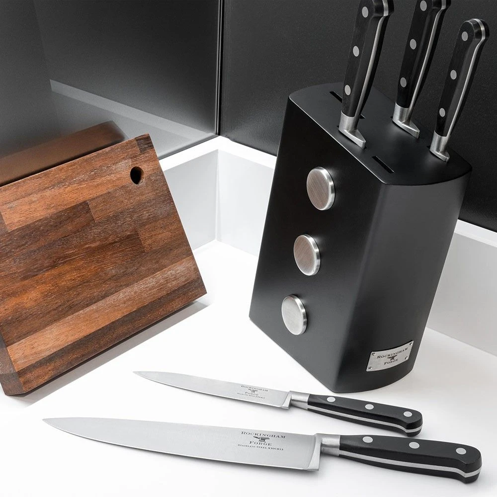 Rockingham Forge Pro Black Series 13cm Santoku Knife (9009SK/5) 4 Rockingham Forge Pro Black Series 13cm Santoku Knife (9009SK/5) - Image 2