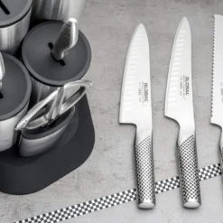 Global G Series 7 Piece Engine Knife Block Set (G-2020/7B) -Kitchenknives Shop g 2020 7b 4