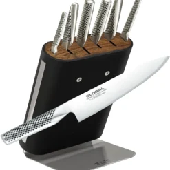 Global Hiro 7 Piece Knife Block Set (G-656/7BL)