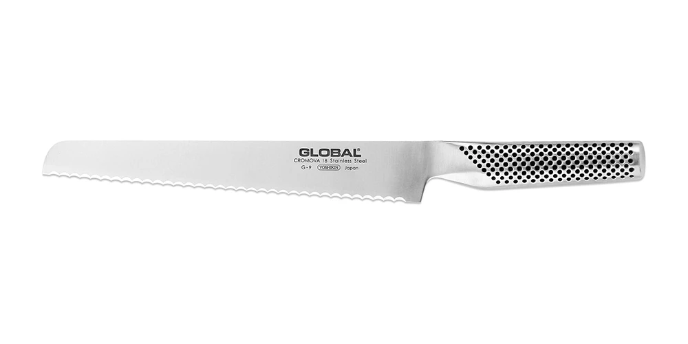 Global G9- 21.5cm Serrated Blade Bread Knife (G-9) 3 Global G9- 21.5cm Serrated Blade Bread Knife (G-9)