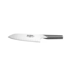 Global G-80 18cm Fluted Santoku Knife