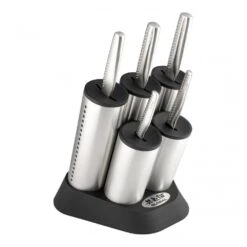 Global NI Series 6 Piece Engine Knife Block Set (GN-2020/6B)