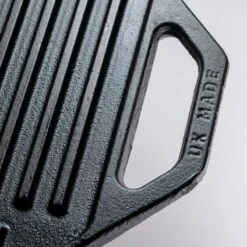 Emba 12” Cast Iron Skillet & Griddle Set -Kitchenknives Shop griddle ls 1 2