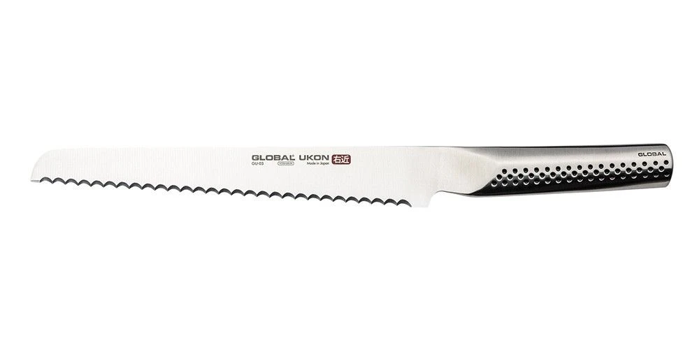 Global Ukon 22cm Bread Knife (GU-03) 3 Global Ukon 22cm Bread Knife (GU-03)