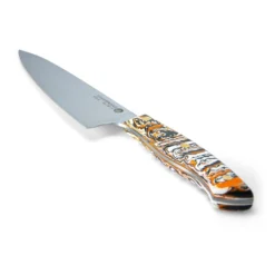 Savernake DNA CL18 18cm Chef's Knife - Anthracite, Arctic & Orange With Marble Handle -Kitchenknives Shop house marble cl18 iso handle