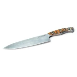Savernake DNA DC21 21cm Chef's Knife - Anthracite, Arctic & Orange With Marble Handle -Kitchenknives Shop house marble dc21 iso blade