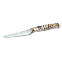 Savernake DNA SY11 11cm Large Paring Knife - Anthracite, Arctic & Orange With Marble Handle 8 Savernake DNA SY11 11cm Large Paring Knife - Anthracite, Arctic & Orange With Marble Handle -Kitchenknives Shop house marble sy11 iso blade