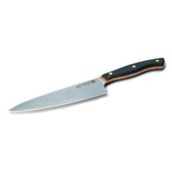 Savernake DNA CL18 18cm Chef's Knife - Anthracite & Orange With Traditional Handle -Kitchenknives Shop house trad cl18 iso blade