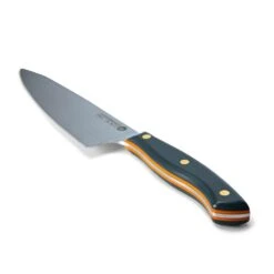 Savernake DNA CL18 18cm Chef's Knife - Anthracite & Orange With Traditional Handle -Kitchenknives Shop house trad cl18 iso handle