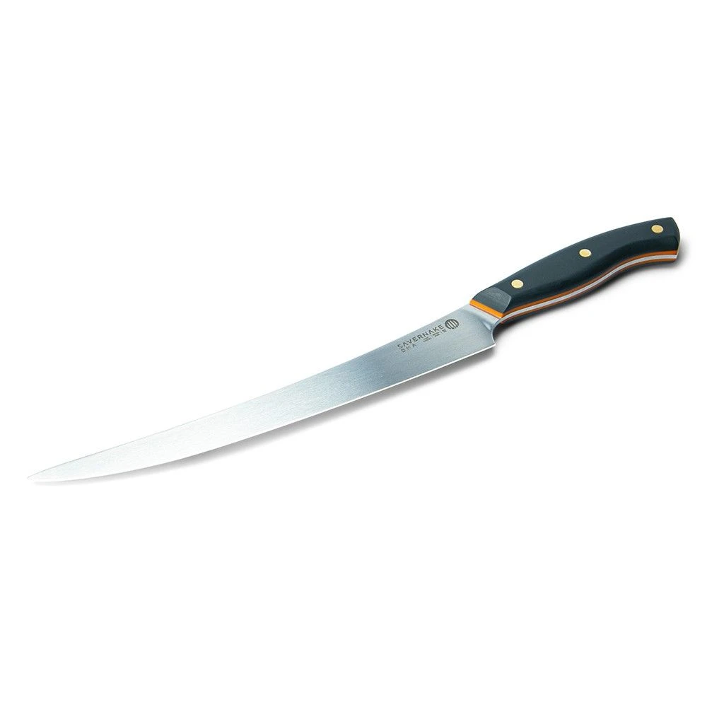Savernake DNA PC26 26cm Carving Knife - Anthracite & Orange With Traditional Handle 5 Savernake DNA PC26 26cm Carving Knife - Anthracite & Orange With Traditional Handle - Image 3