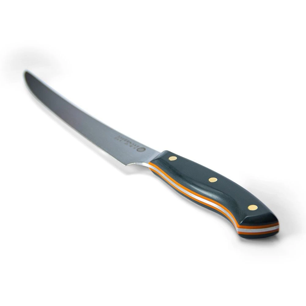 Savernake DNA PC26 26cm Carving Knife - Anthracite & Orange With Traditional Handle 6 Savernake DNA PC26 26cm Carving Knife - Anthracite & Orange With Traditional Handle - Image 4
