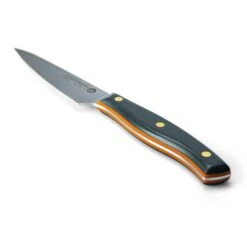 Savernake DNA SY11 11cm Large Paring Knife - Anthracite & Orange With Traditional Handle -Kitchenknives Shop house trad sy11 iso handle