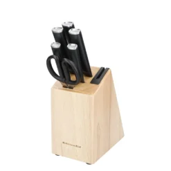 KitchenAid Classic 6pc Japanese Knife Block Set -Kitchenknives Shop ke6pstanobg 1