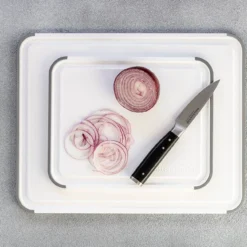 KitchenAid Classic Polypropylene Non-slip Chopping Board 35 X 28cm -Kitchenknives Shop keg700nosmga 4