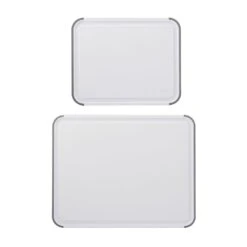 KitchenAid Classic 2pc Polypropylene Chopping Board Set, 10 KitchenAid Classic 2pc Polypropylene Chopping Board Set, -Kitchenknives Shop keg710nosmga 1
