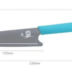 MAC Kid's Knife Blue (KK-50-B) 8 MAC Kid's Knife Blue (KK-50-B) -Kitchenknives Shop kids pink2
