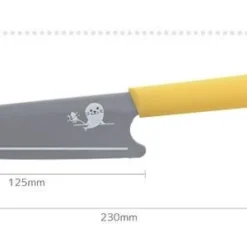 MAC Kid's Knife Yellow (KK-50-Y) 8 MAC Kid's Knife Yellow (KK-50-Y) -Kitchenknives Shop kids yellow2