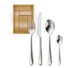 Robert Welch Kingham Bright Cutlery 24 Piece Set With Free Small Cutlery Tray -Kitchenknives Shop kigbr1099v 24 v2