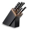 Lion Sabatier® Ideal Black Block & 5pc Knife Set (Black Handle With Stainless Steel Rivets) 1 Lion Sabatier® Ideal Black Block & 5pc Knife Set (Black Handle With Stainless Steel Rivets) -Kitchenknives Shop kk 664282