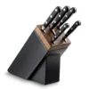 Lion Sabatier® Ideal Black Block & 5pc Knife Set (Black Handle With Stainless Steel Rivets) -Kitchenknives Shop kk 664282 scaled