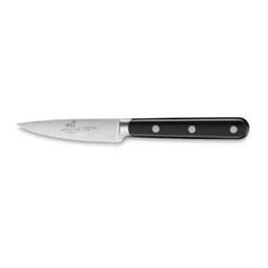 Lion Sabatier® Egide 9cm Paring Knife (Black Handle With Stainless Steel Rivets)