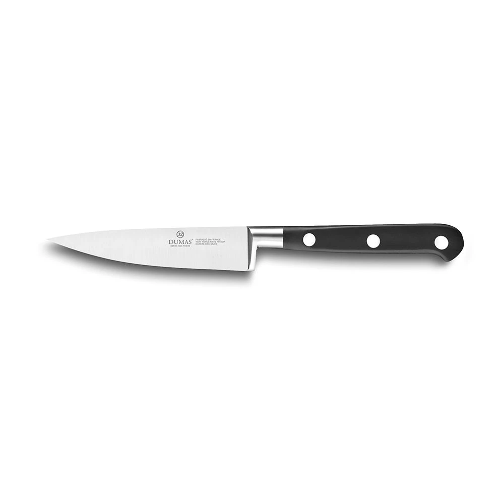 Lion Sabatier® Ideal 3 Piece Knife Set - 10cm Paring, 12cm Serrated Utility & 15cm Cooks Knife (Black Handle With Stainless Steel Rivets) 4 Lion Sabatier® Ideal 3 Piece Knife Set - 10cm Paring, 12cm Serrated Utility & 15cm Cooks Knife (Black Handle With Stainless Steel Rivets) - Image 2