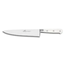 Lion Sabatier® Ideal Toque Blanche 20cm Cook's Knife (White Handle With Stainless Steel Rivets)