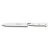 Lion Sabatier® Ideal Toque Blanche 12cm Serrated Utility Knife (White Handle With Stainless Steel Rivets) 1 Lion Sabatier® Ideal Toque Blanche 12cm Serrated Utility Knife (White Handle With Stainless Steel Rivets) -Kitchenknives Shop kk 802383