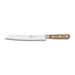 Lion Sabatier® Ideal Perigord Block & 5pc Knife Set (Walnut Handle With Brass Rivets) -Kitchenknives Shop kk 813386 1