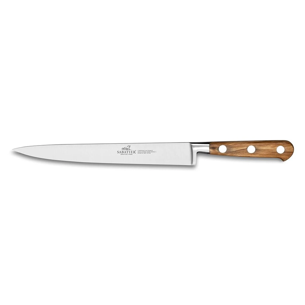 Lion Sabatier® Ideal Provencao 20cm Slicing Knife (Olive Handle With Stainless Steel Rivets) 3 Lion Sabatier® Ideal Provencao 20cm Slicing Knife (Olive Handle With Stainless Steel Rivets)