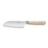 Lion Sabatier® Ideal Broceliande 13cm Scalloped Santoku Knife (Ashwood Handle With Stainless Steel Rivets)
