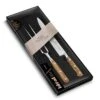 Lion Sabatier® Ideal Provencao 2 Piece Carving Set - 15cm Carving Fork & 20cm Carving Knife (Olive Handle With Stainless Steel Rivets) 1 Lion Sabatier® Ideal Provencao 2 Piece Carving Set - 15cm Carving Fork & 20cm Carving Knife (Olive Handle With Stainless Steel Rivets) -Kitchenknives Shop kk 893385
