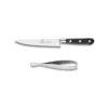 Lion Sabatier® Ideal 2 Piece Knife Set - Filleting Knife & Tweezer (Black Handle With Stainless Steel Rivets)