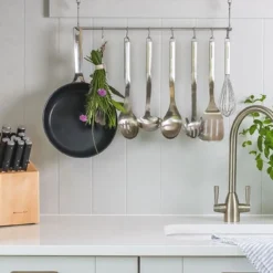 KitchenAid Premium Slotted Spoon Stainless Steel 12 KitchenAid Premium Slotted Spoon Stainless Steel -Kitchenknives Shop kmg004ohss 5