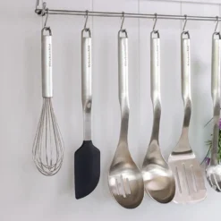 KitchenAid Premium Scraper Spatula Stainless Steel Black -Kitchenknives Shop kmg031ohob 6