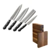 Seki Kotetsu Exclusive 4 Piece Knife Set With Block By Yasuda Hamono (EXCLUYG305)