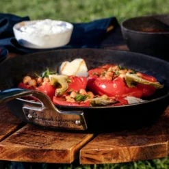 Samuel Groves 26cm Seasoned Carbon Steel Frying Pan 9 Samuel Groves 26cm Seasoned Carbon Steel Frying Pan -Kitchenknives Shop m0612 4