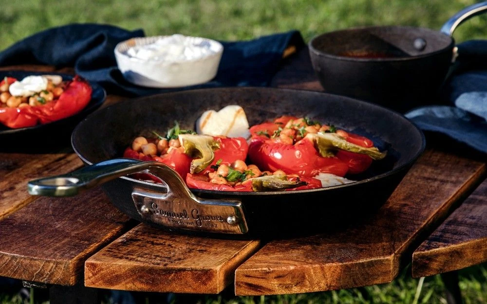 Samuel Groves 26cm Seasoned Carbon Steel Frying Pan 6 Samuel Groves 26cm Seasoned Carbon Steel Frying Pan - Image 4