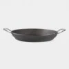 Samuel Groves 30cm Seasoned Carbon Steel Double Handle Paella Pan 1 Samuel Groves 30cm Seasoned Carbon Steel Double Handle Paella Pan -Kitchenknives Shop m0622 1