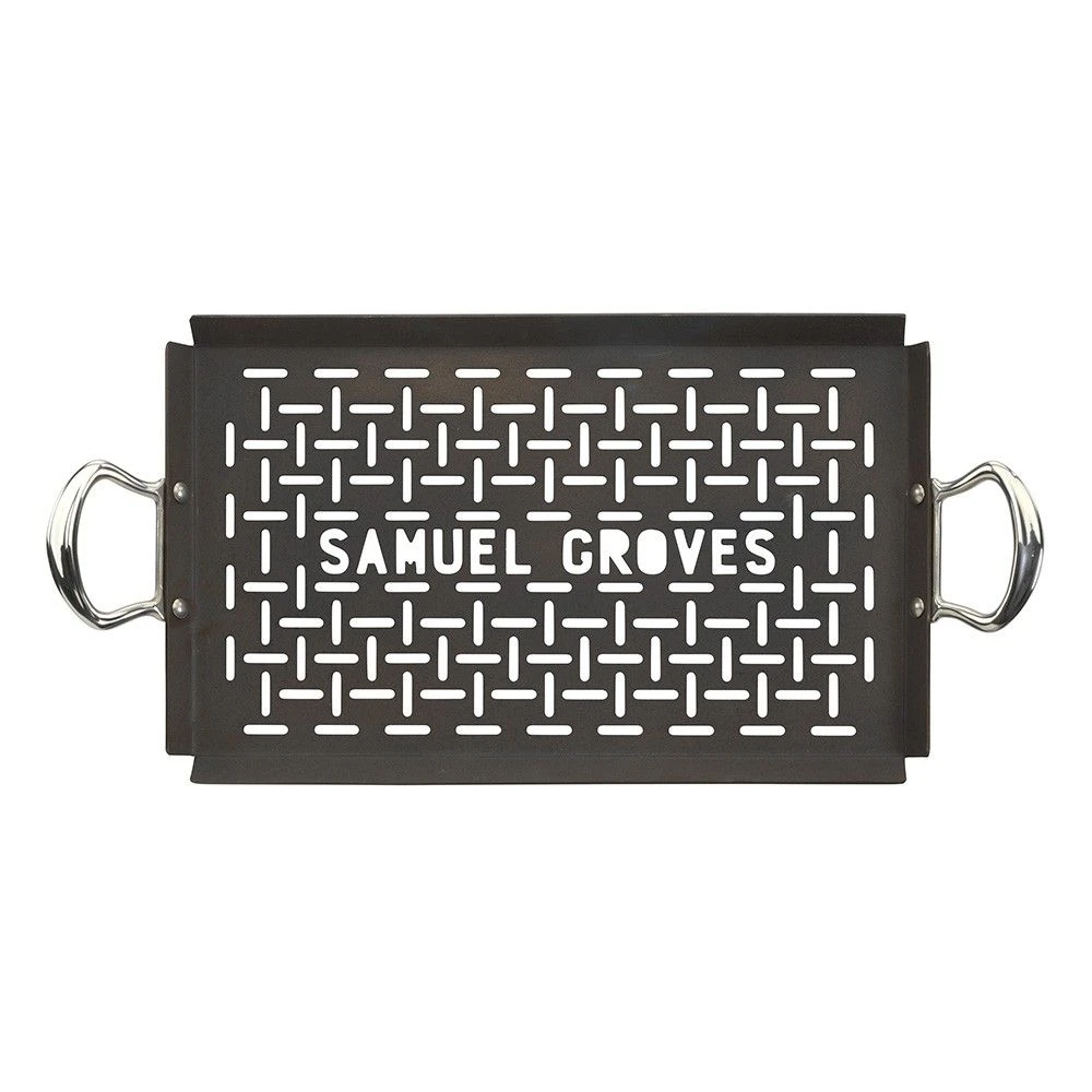 Samuel Groves Seasoned Carbon Steel BBQ Large Grill 4 Samuel Groves Seasoned Carbon Steel BBQ Large Grill - Image 2