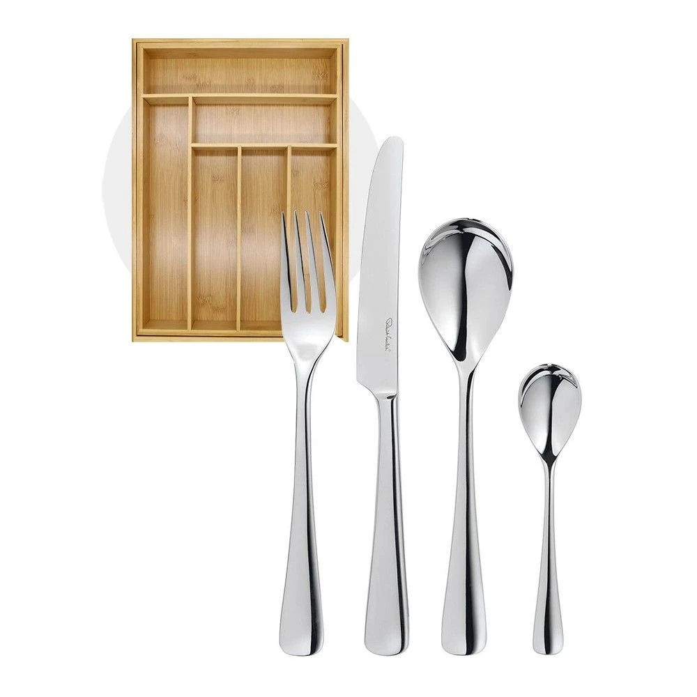 Robert Welch Malvern Bright Cutlery 24 Piece Set With Free Small Cutlery Tray 7 Robert Welch Malvern Bright Cutlery 24 Piece Set With Free Small Cutlery Tray - Image 5