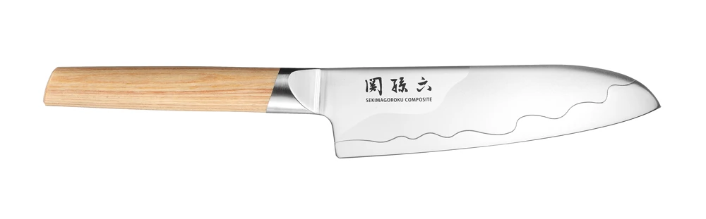 Kai Shun Seki Magoroko Composite 16.5cm Santoku Knife (KAI-MGC-0402) 3 Kai Shun Seki Magoroko Composite 16.5cm Santoku Knife (KAI-MGC-0402)